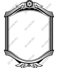 Vintage decorative frame