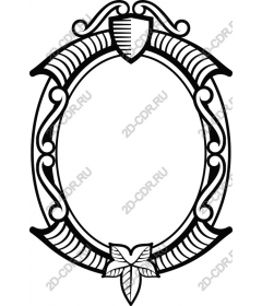 Vintage decorative frame