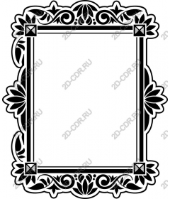  Elegant floral frame
