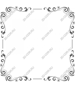  Elegant decorative frame