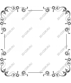  Elegant decorative frame