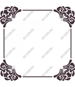  Elegant frame in vintage style