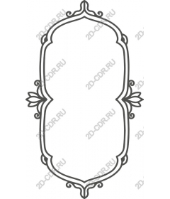 Vintage decorative frame