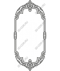 Decorative vintage frame