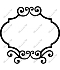  Elegant frame in vintage style