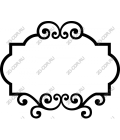 Elegant spiral frame