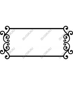  Elegant decorative frame