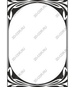  Elegant frame art Nouveau