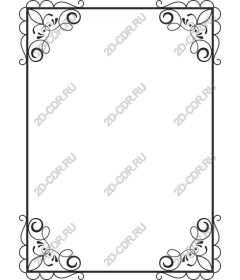  Elegant decorative frame border