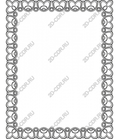  Frame in the shape of a heart