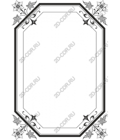  Elegant floral frame