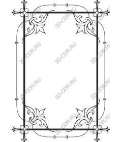  Elegant floral frame