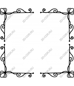 Vintage decorative frame