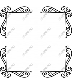  Elegant decorative frame
