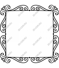  Elegant spiral frame
