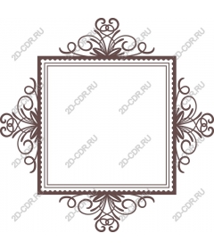 Vintage decorative frame