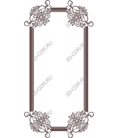  Elegant floral frame