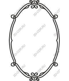  Elegant frame in vintage style