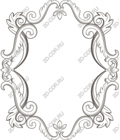 Exquisite vintage frame