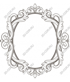  Elegant floral frame