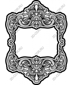 Exquisite vintage frame