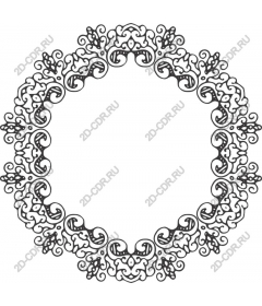  Decorative frame ornament