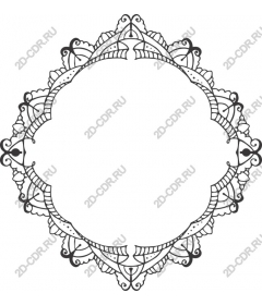 Exquisite decorative frame border