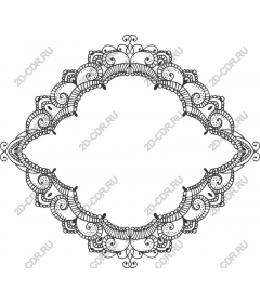  Elegant lace frame
