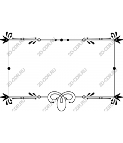  Elegant black and white frame