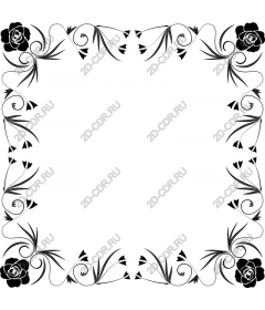  Elegant black floral fringe