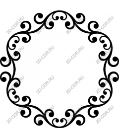 Elegant twisted frame