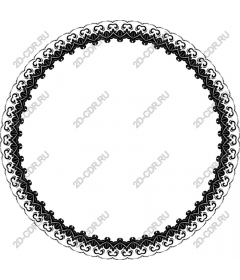Exquisite round frame - Elegant