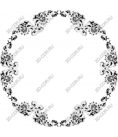  Elegant floral frame