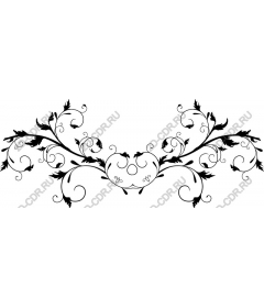Exquisite floral clipart vine