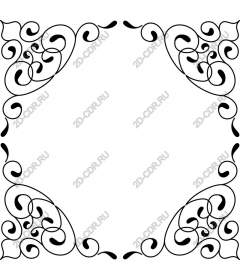 Exquisite vintage frame