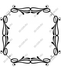  Elegant decorative frame and