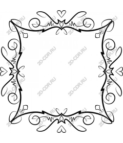 Decorative frame-flower