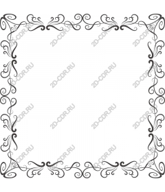  Elegant decorative frame