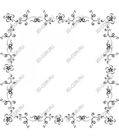 Floral frame