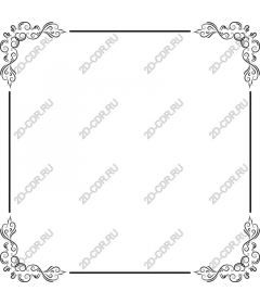  Elegant decorative frame border