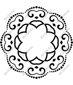  Elegant ornamental mandala