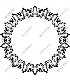 Exquisite edging in the shape of a heart