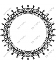 Exquisite round frame