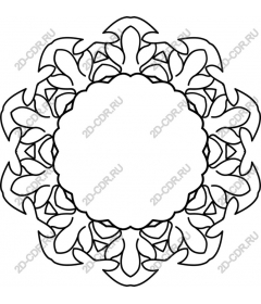  Elegant frame-mandala