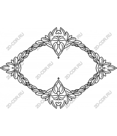  Elegant floral frame