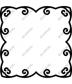  Decorative frame-scroll