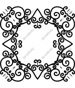  Decorative frame-curl