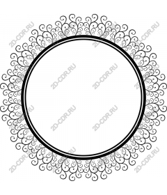  Decorative frame-curl