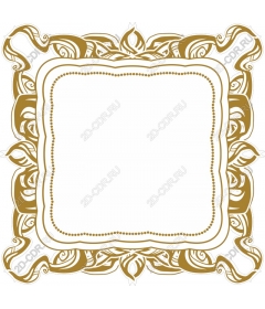 Элегантная винтажная декоративная рамка
