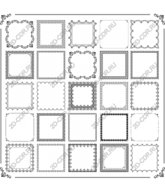  Collection of elegant frames - 25 intricate